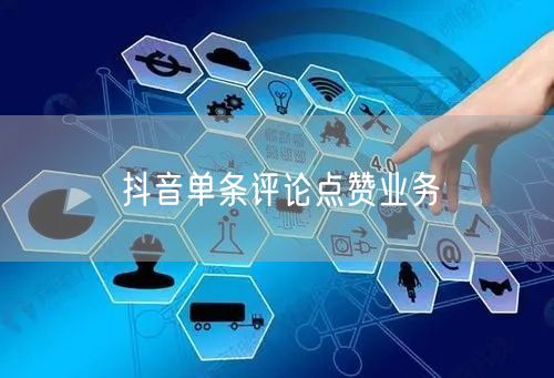 抖音单条评论点赞业务